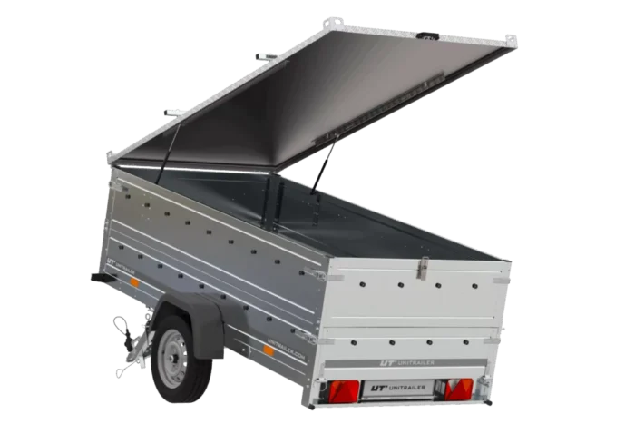 Anhänger GARDEN TRAILER 264 KIPP mit Bordwandaufsatz und Aludeckel – Bild 2