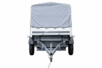 Anhänger Pkw 230×125 Garden Trailer 230 KIPP Unitrailer 750 kg mit Stützrad, Hochplane und Hochspriegel – Bild 6