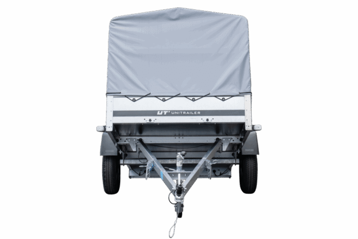 Anhänger Pkw 230×125 Garden Trailer 230 KIPP Unitrailer 750 kg mit Stützrad, Hochplane und Hochspriegel – Bild 6