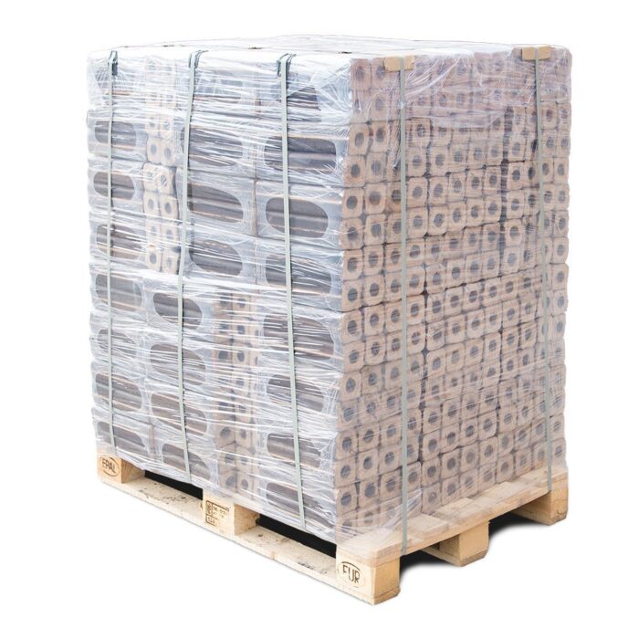 Pini Kay XXL Buchenholzbriketts 960kg Palette – Bild 1